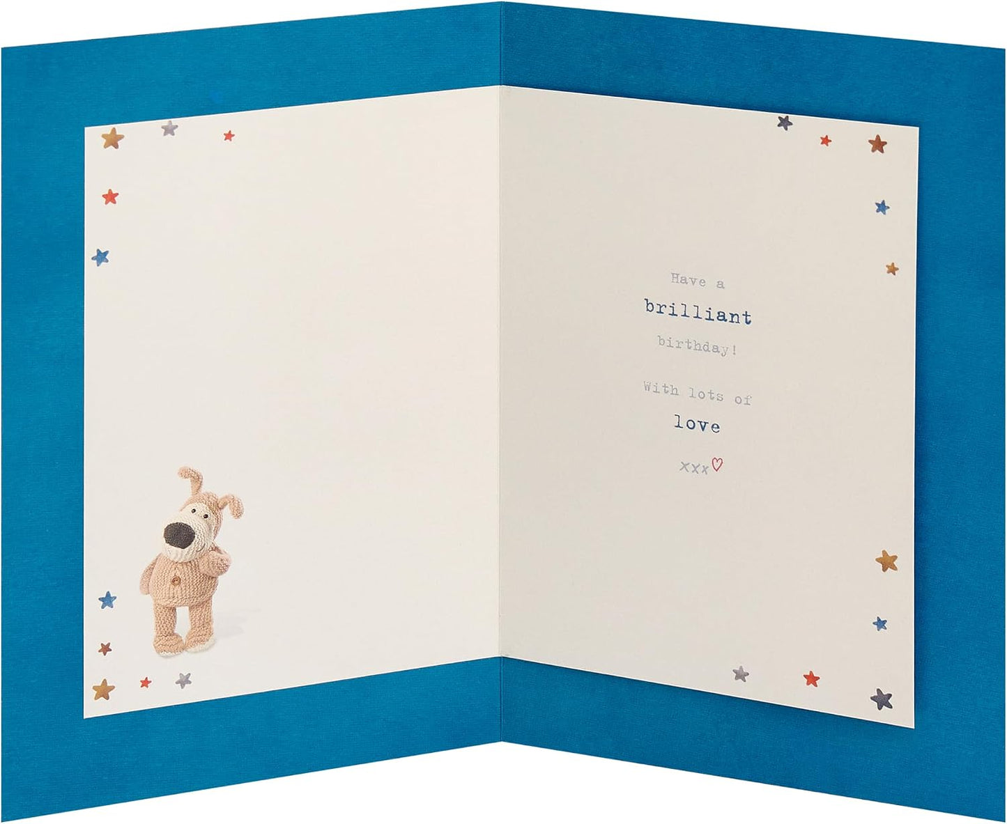 Boofle with Envelope Godson Birthday Card