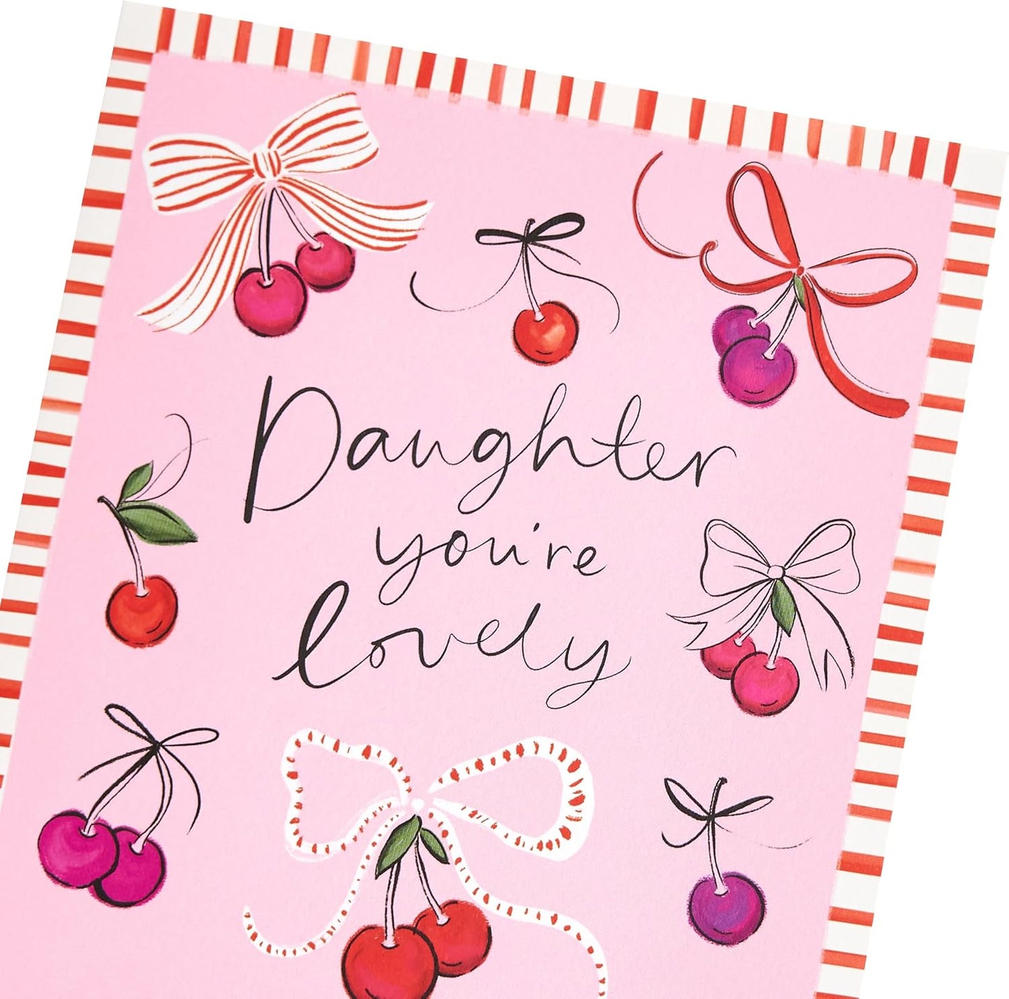 Cherries Design Daughter Birthday Card