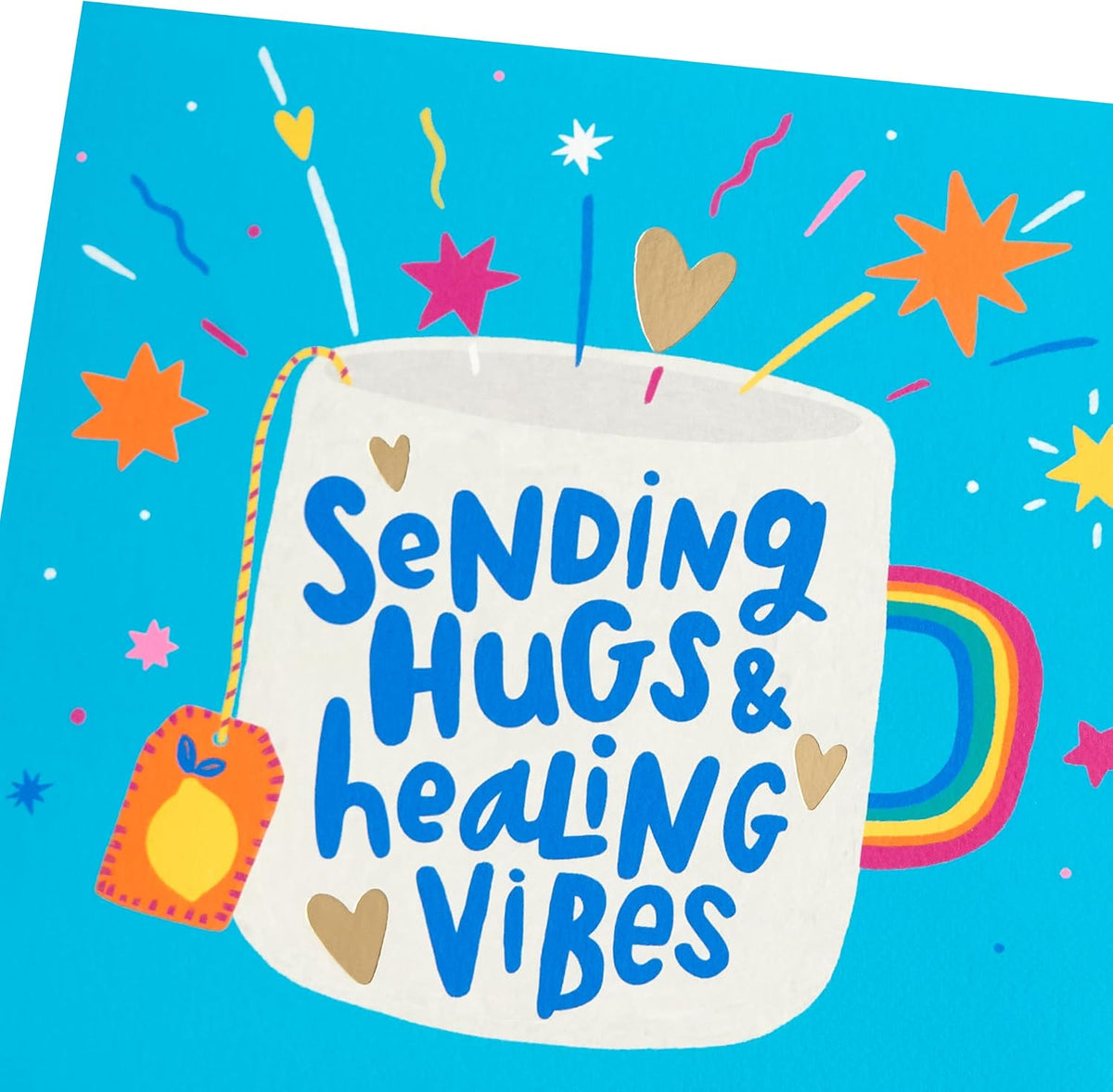 Mug Design Get Well Soon Card