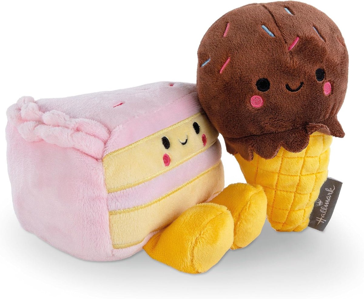 Better Together Cake & Ice Cream Cone Magnetic Plush Pair