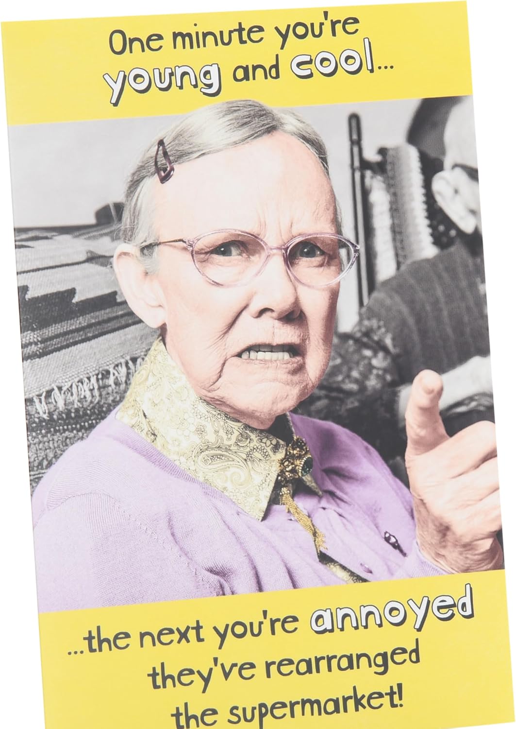 Funny Young & Cool Design Birthday Card