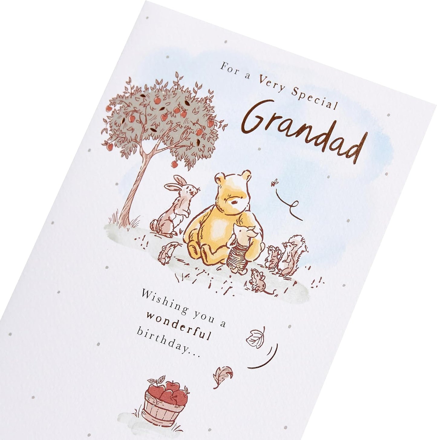 Disney Winnie The Pooh Grandad Birthday Card