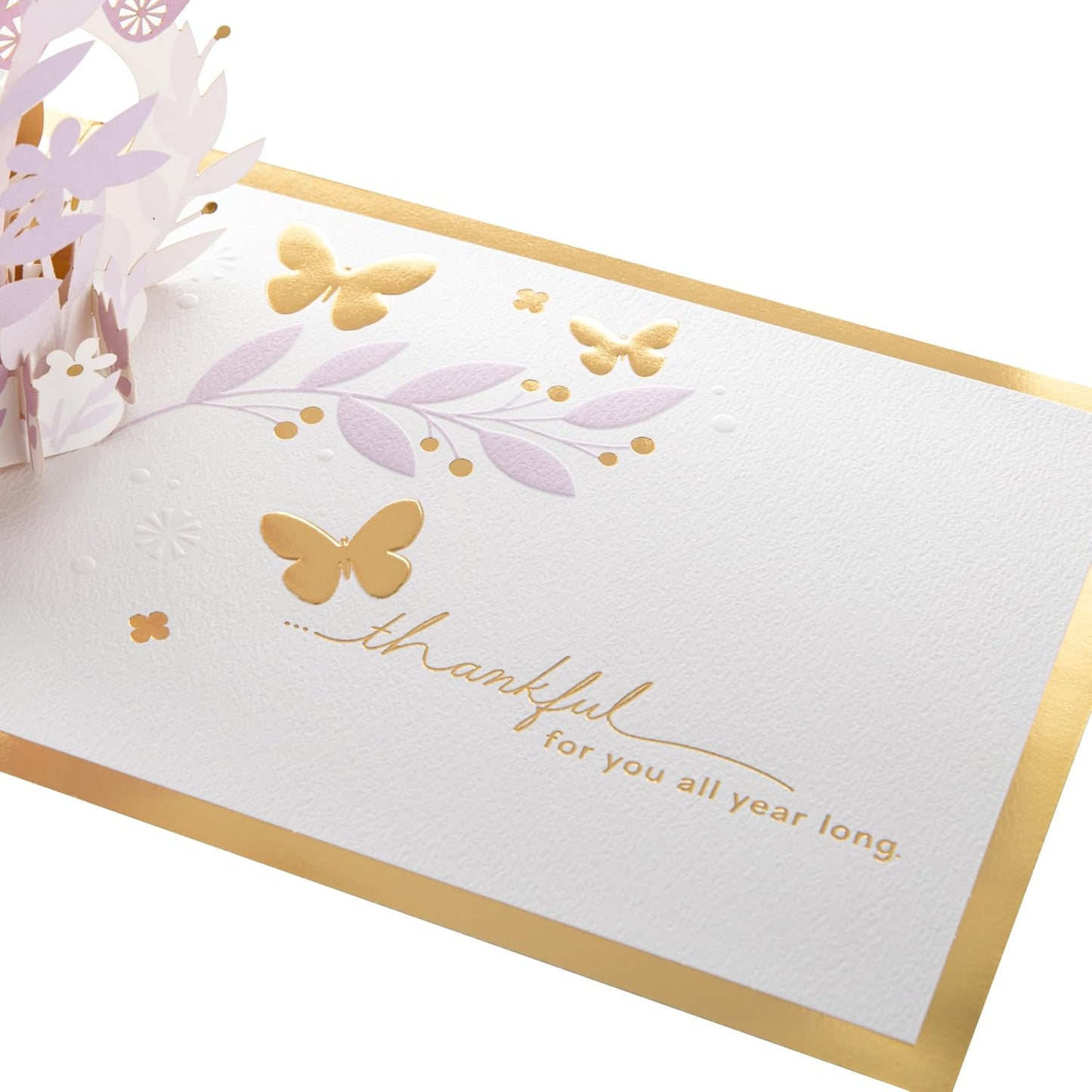 Paper Wonder 3D Pop Up Butterflies Birthday Card Signature Collection 