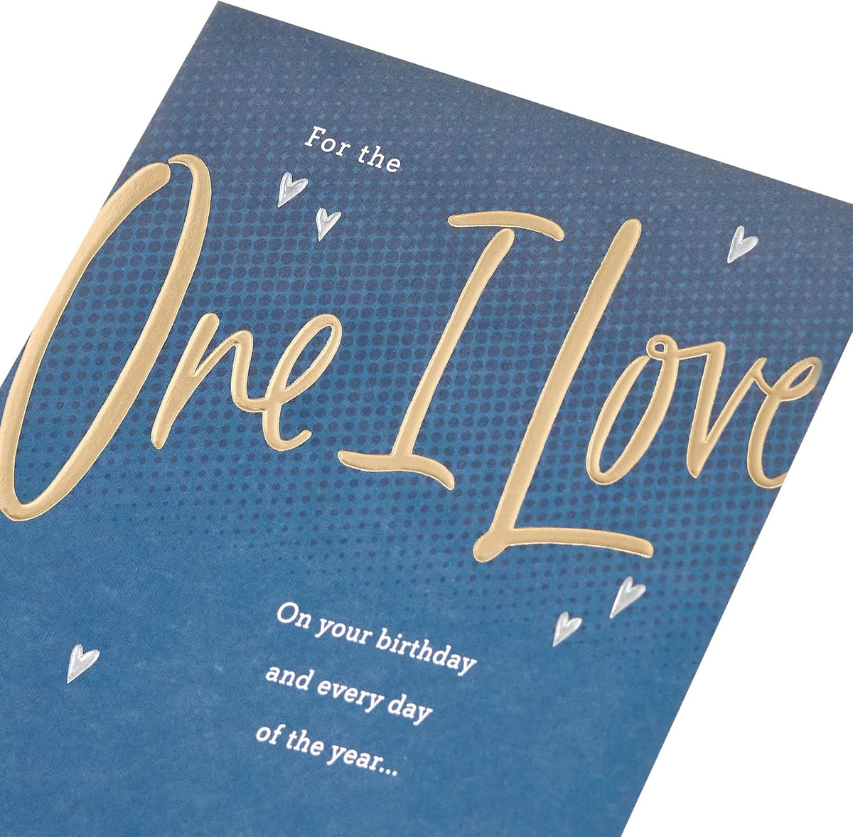 Dots Design for One I Love Birthday Card