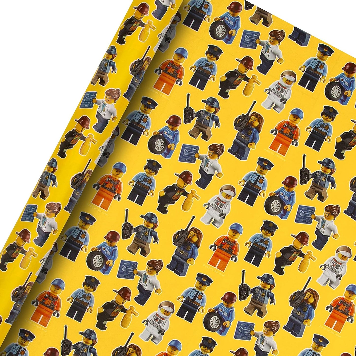Lego Design Multi Occasion 2m Roll of Wrapping Paper