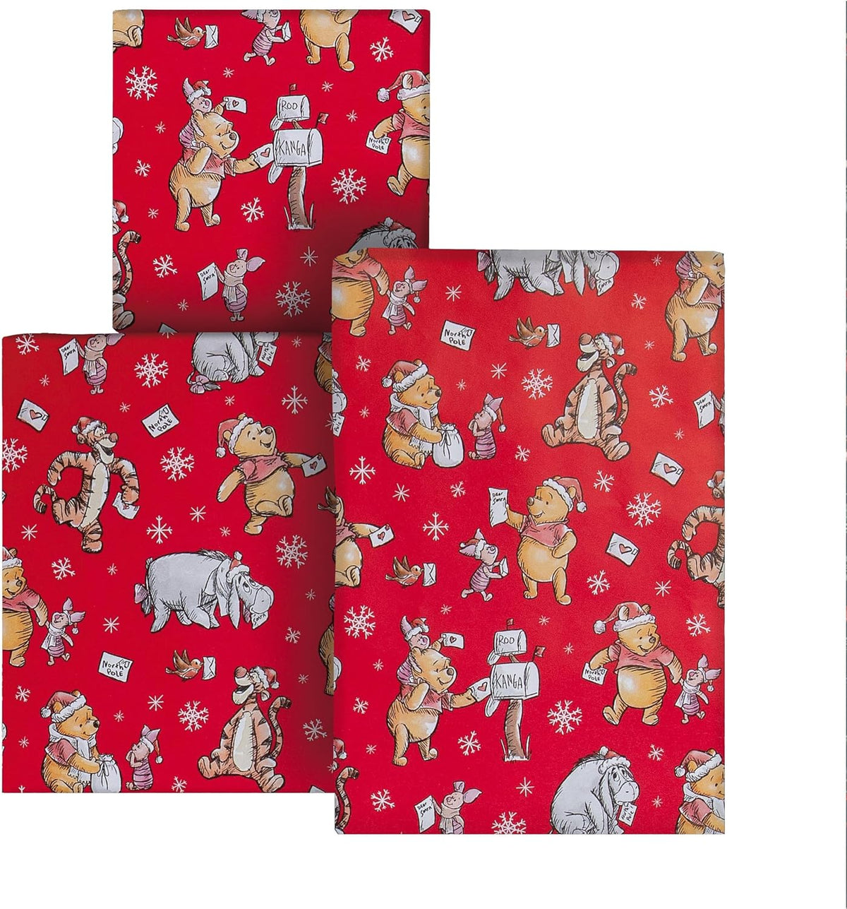Disney Winnie The Pooh Multipack 12m 3 x 4M Rolls Christmas Wrapping Paper