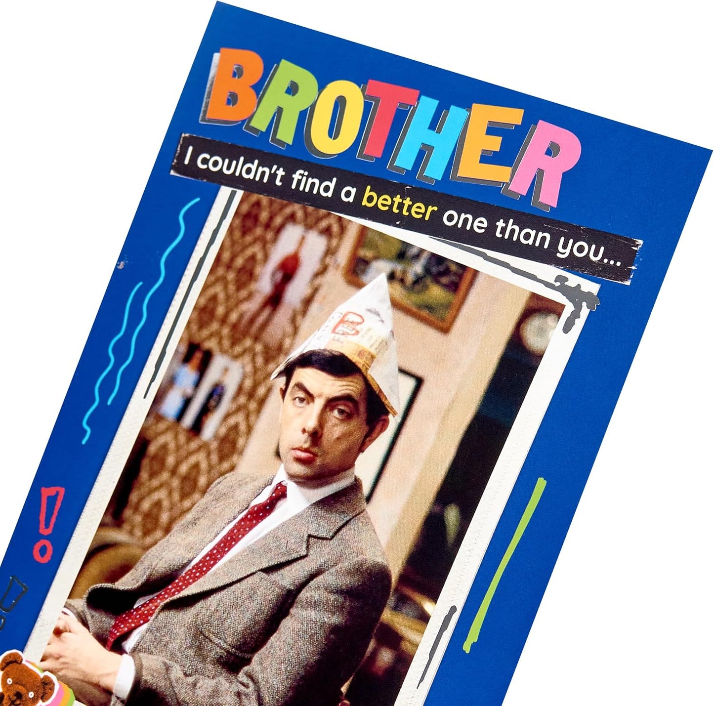 Mr Bean Design Brother Birthday Card