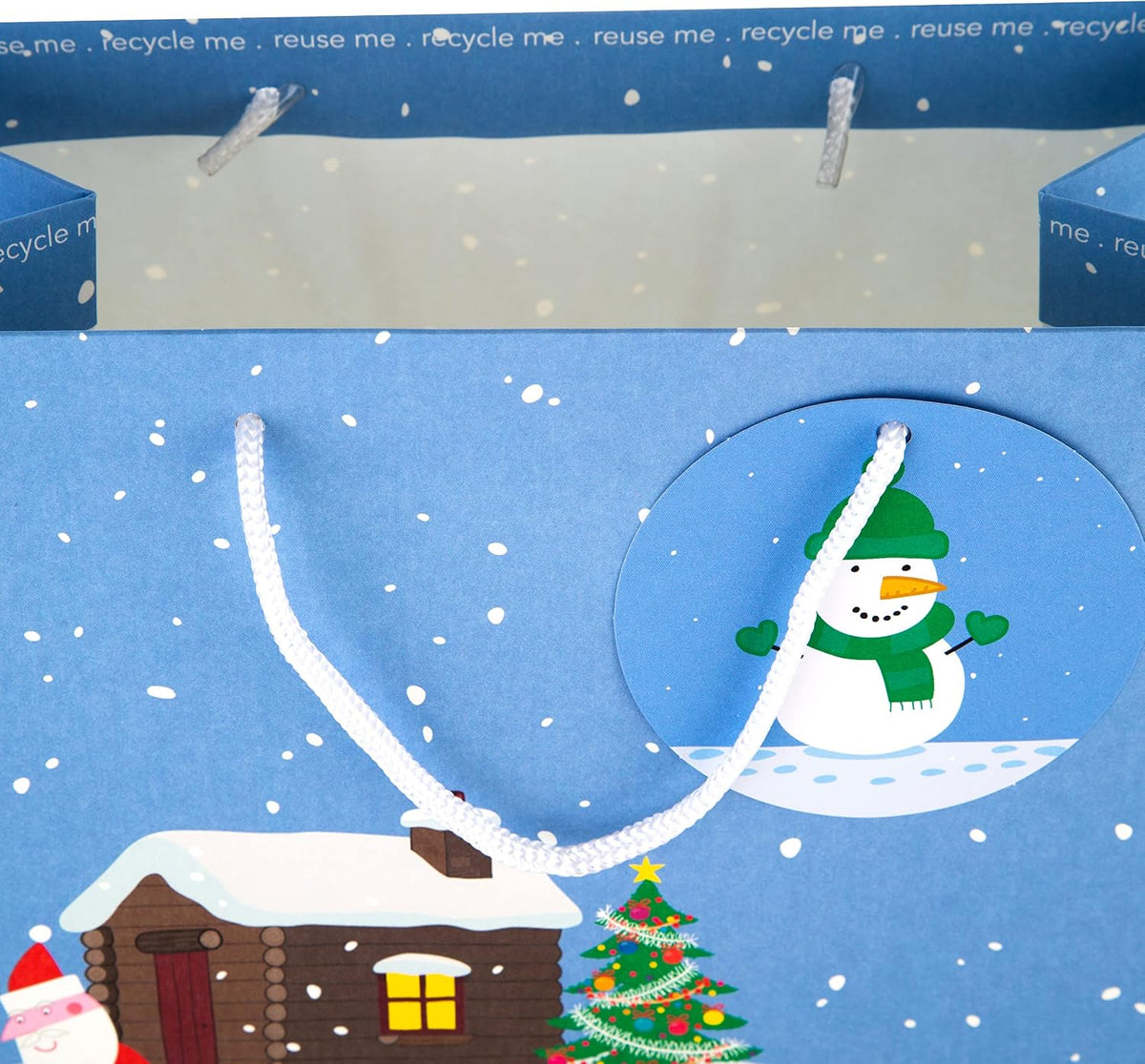 Peppa Pig Design Pack of 2 Large Christmas Gift Bags