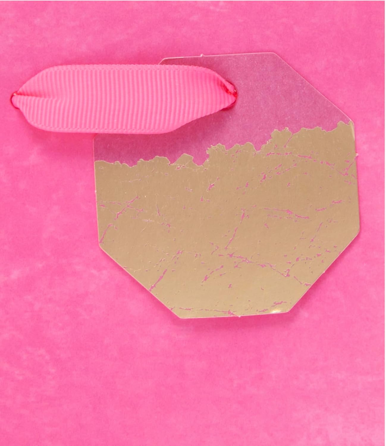 Pink Design Small Gift Bag for Her Birthdays, Valentine's Day & Other Events