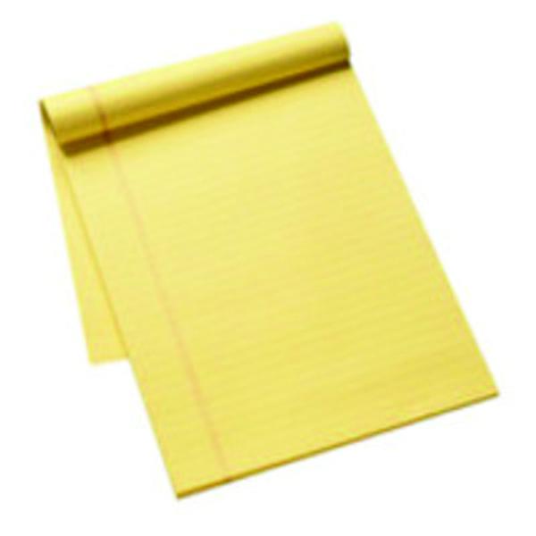 Q-Connect Ruled Stitch Bound Executive Pad 50 Pages A4 Yellow (Pack of 10) KF01387