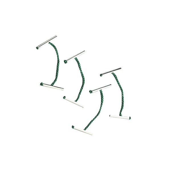 Pack of 100 51mm Metal Treasury Tags