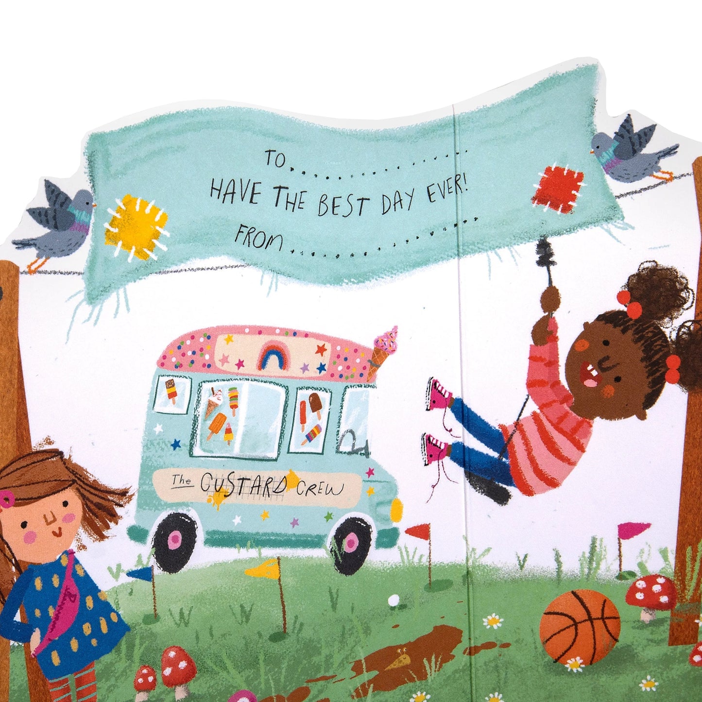 3D & Pop Up Children's Park Design Kids Birthday Card