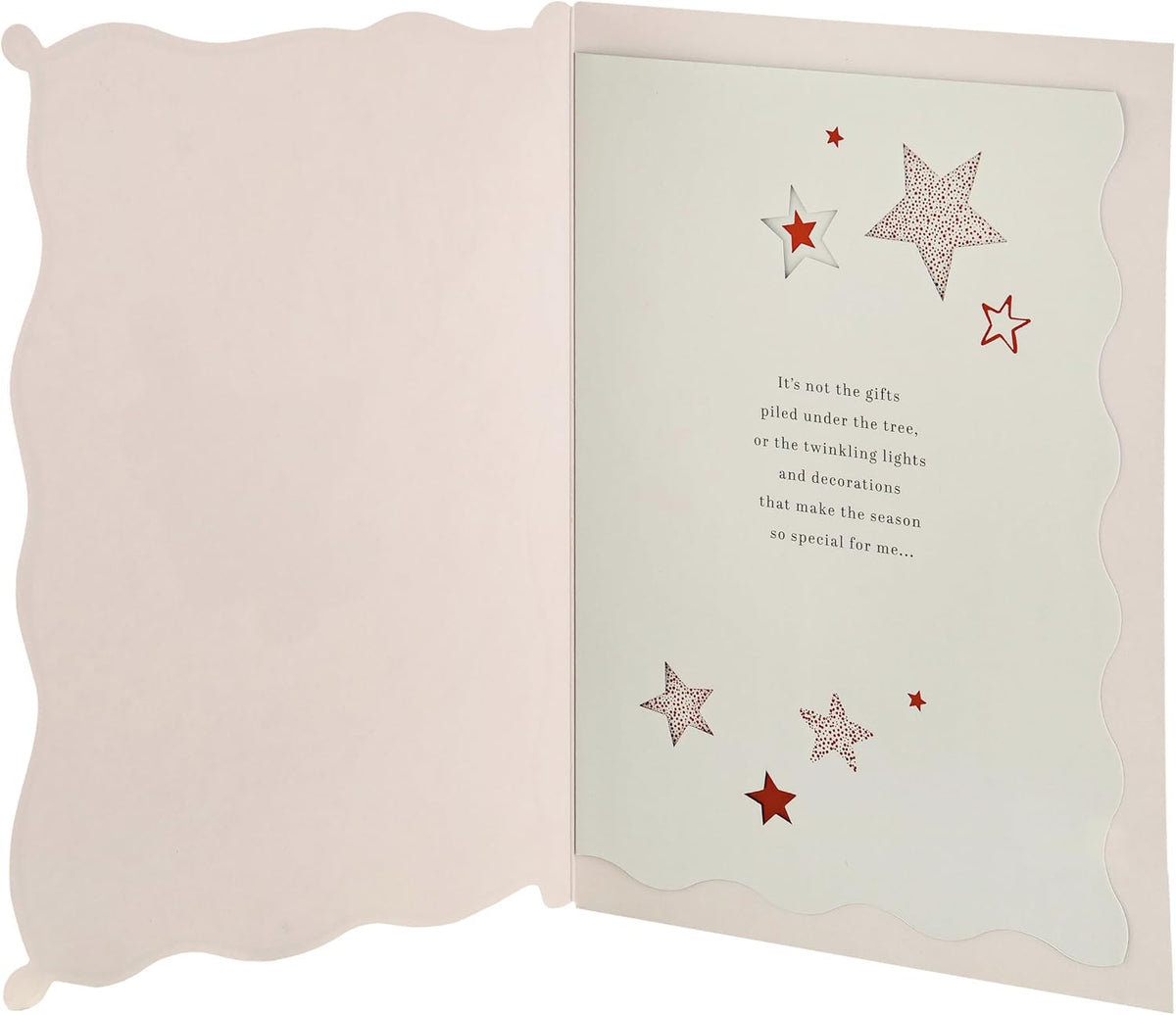 Bottle of Fizz Design for the One I Love Christmas Card