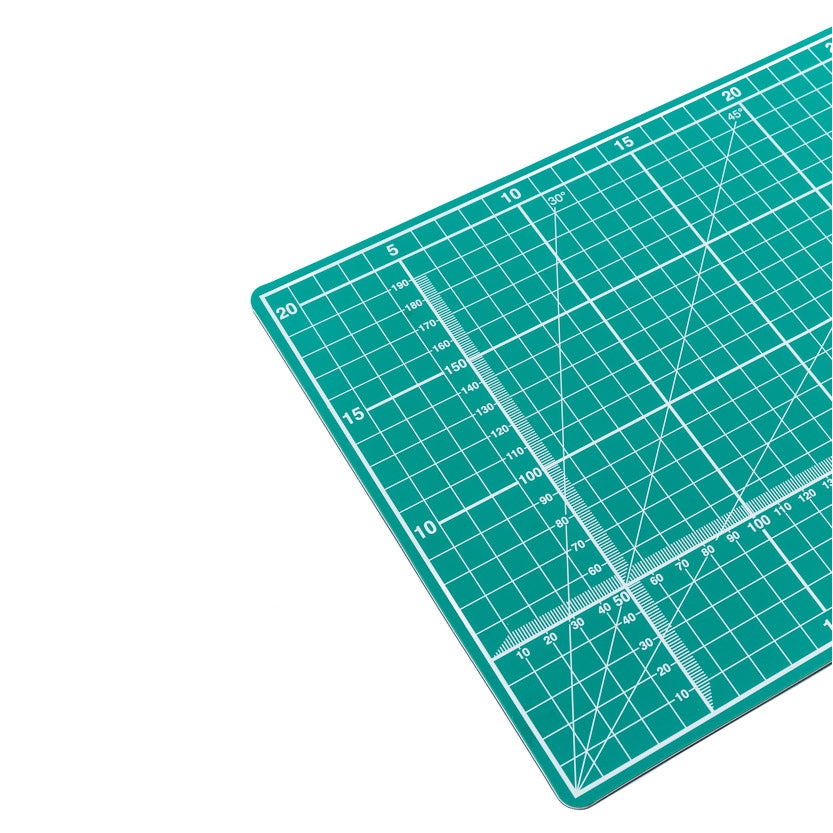 Jakar Green Self Healing Cutting Mat A4 Double Sided cm mm inch Imperial Metric Squared Quality Proffesional