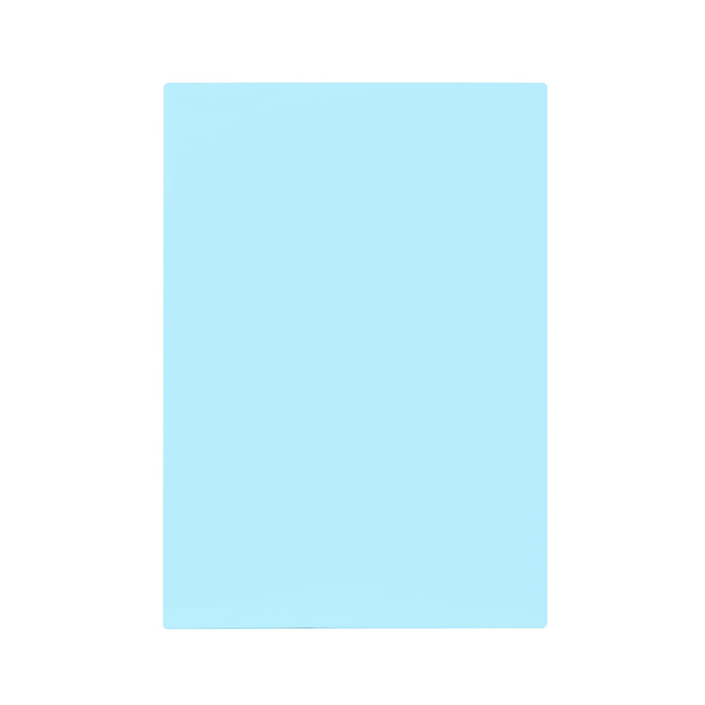Pack of 24 A4 Plain Blue Dyslexia Overlay Reading Sheets – PET Material, Rounded Corners