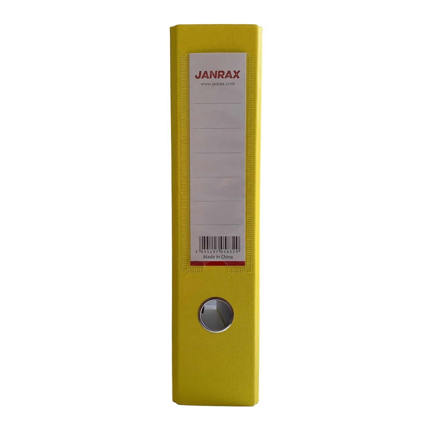 A4 Yellow Paperbacked Lever Arch File by Janrax
