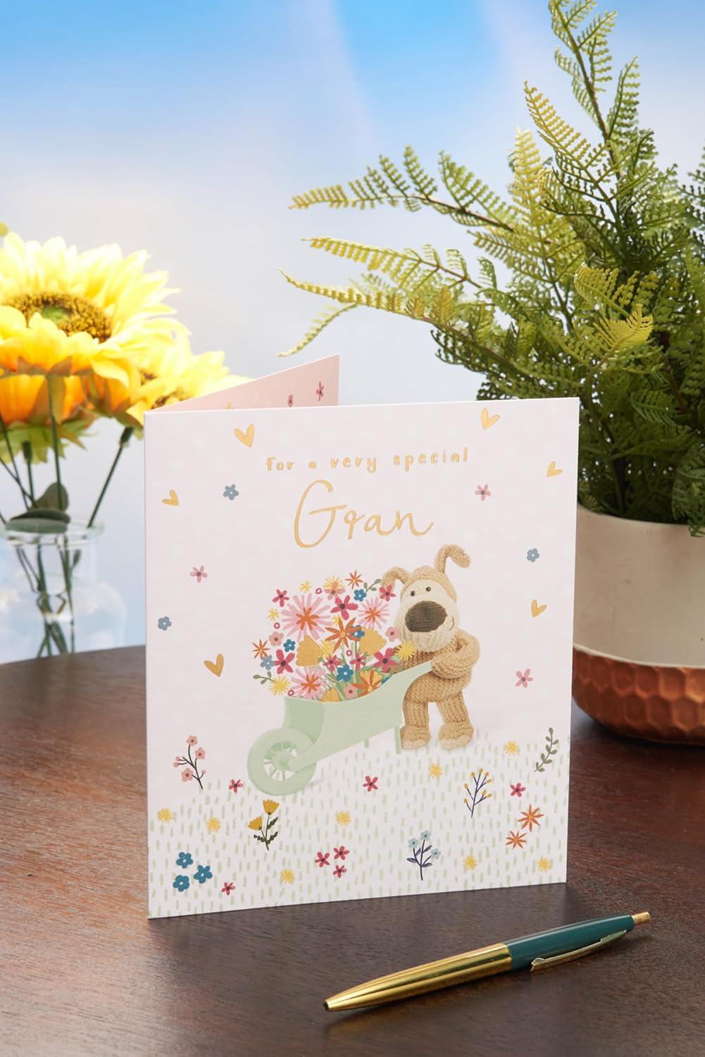 For Gran a Gardening Themed Design Cute Boofle Mother’s Day Card