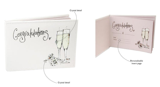 CONGRATULATIONS Wedding Day Guest Book