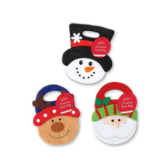 Pack of 3 Christmas Felt Treat Bags