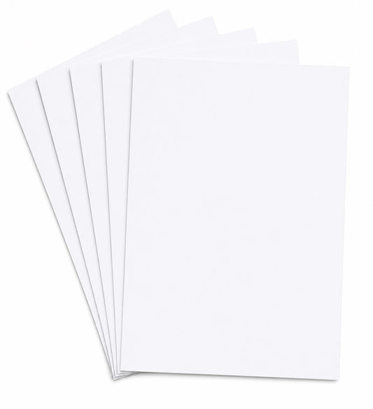 Pack of 5 A4 Blank White 260gsm Greeting Cards – Design Your Own Cards