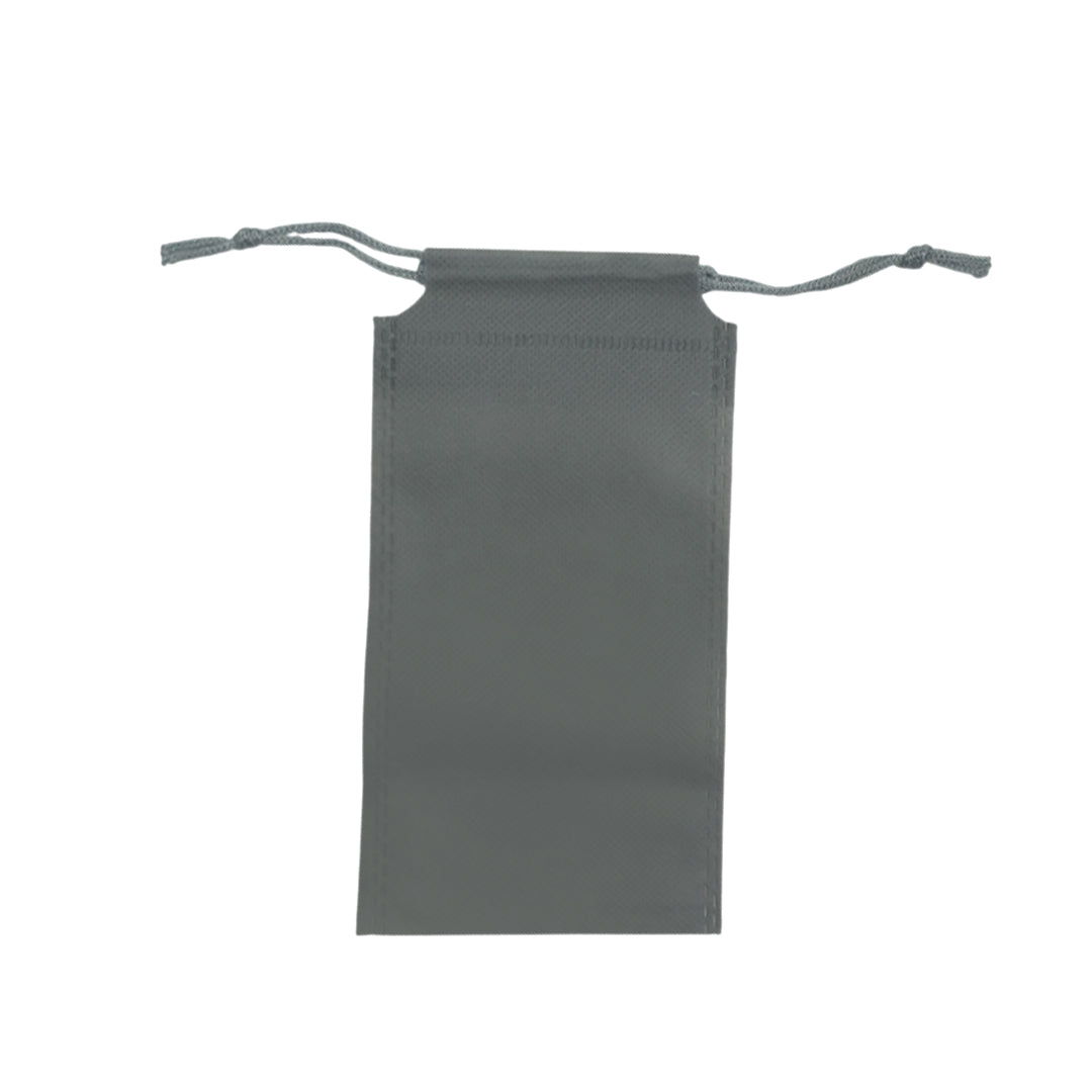 Pack of 50 Grey Coloured 48x39cm Non-Woven Drawstring Bags