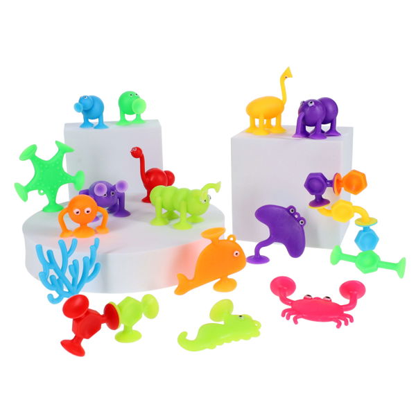 Pack of 25 Play And Learn Sucker Squad by Cleaver Kidz