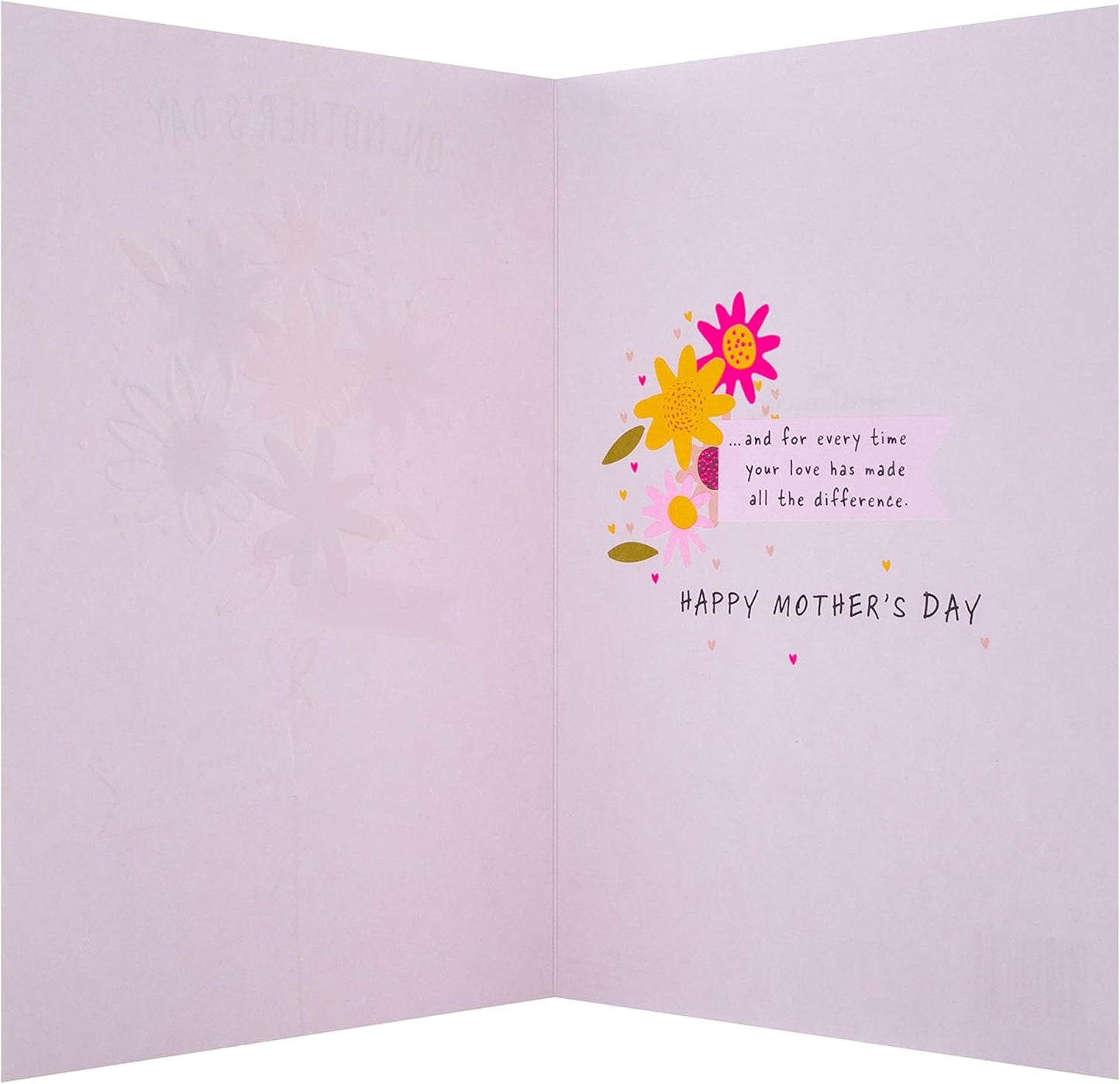 Colourful Floral Bouquet Design Mother's Day Card