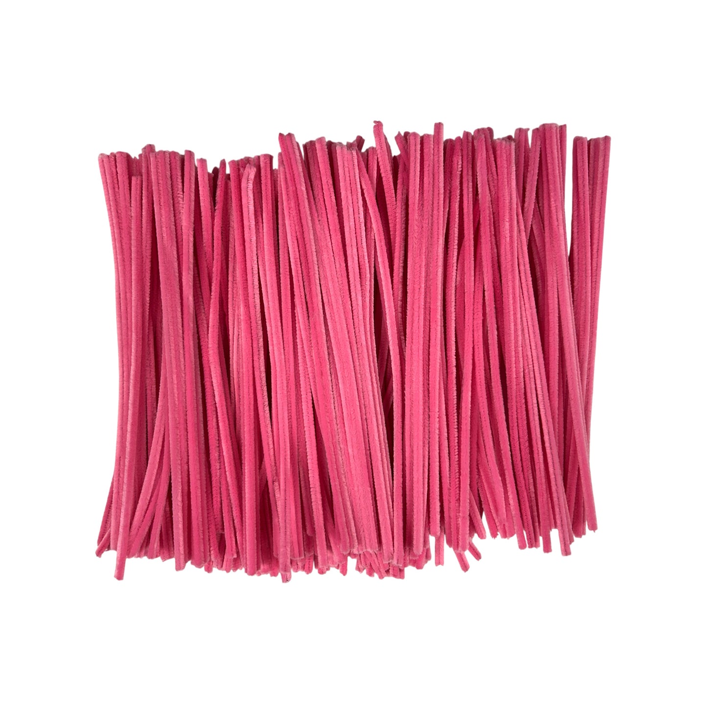 Pack of 250 Pink Coloured Pipe Cleaners 30cm x 6mm Craft Chenille Stems
