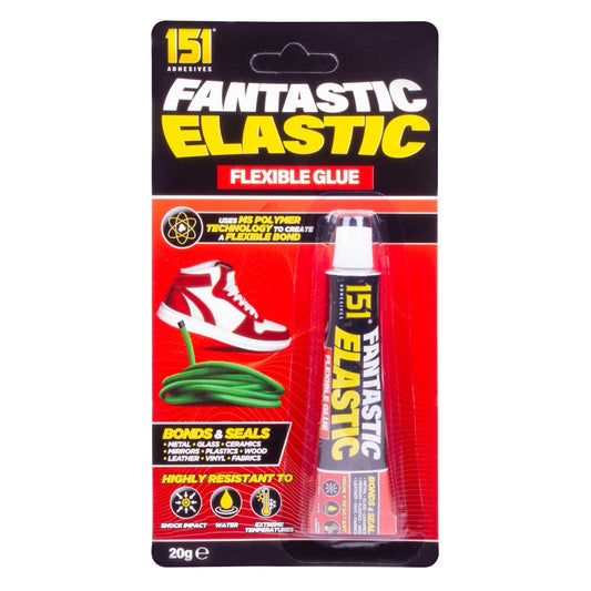 Pack of 12 Fantastic Elastic Flexible Glue - 20g