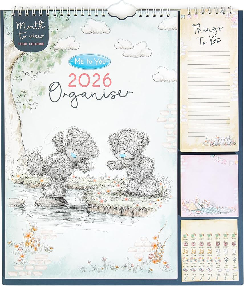 Me to You Tatty Teddy 2026 Household Planner