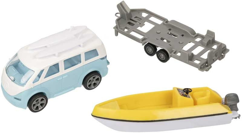 Single Campervan & Speedboat Set