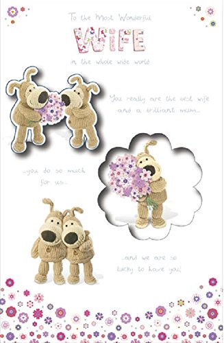 To The Most Wonderful Wife & A Brilliant Mum Luxury Nice Verse Mother's Day Card
