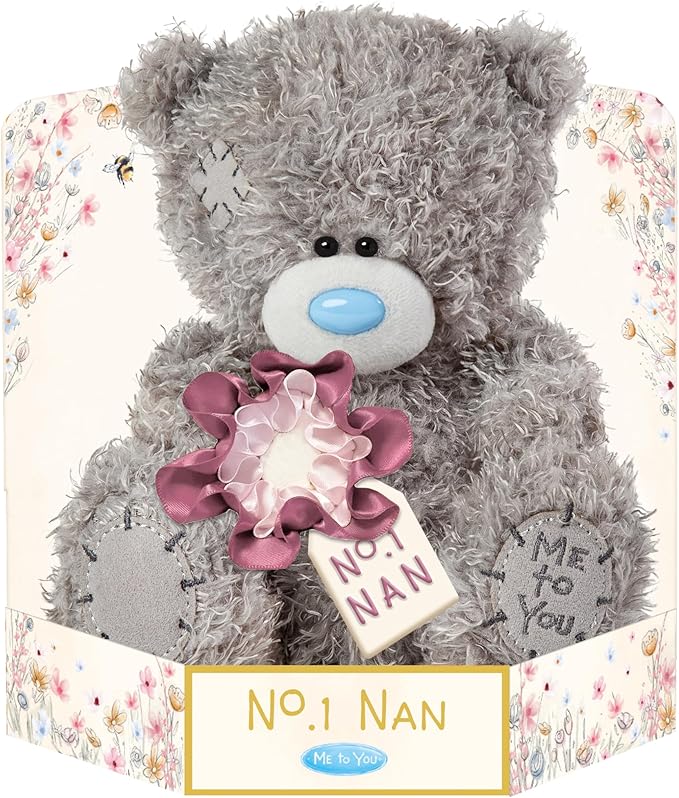 Me to You Tatty Teddy 'Wonderful Nan' 15cm Plush Bear On Gift Plinth Official Mother's Day Collection