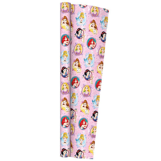 Pack of 6 2m Disney Princess Gift Wrap Rolls