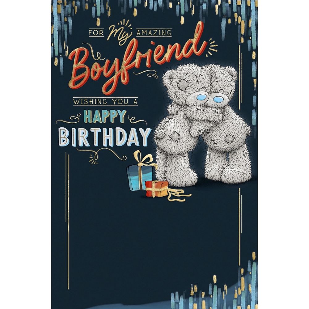 Bears Hugging Boyfriend Birthday Card