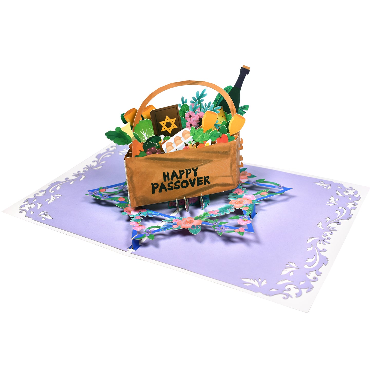 Happy Passover 3D Pop Up Congratulations Greeting Card