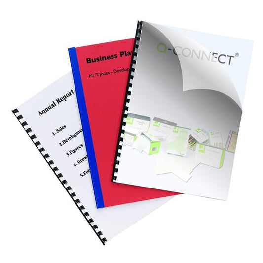 Clear A4 PVC Binding Covers 150 Micron (Pack of 250)