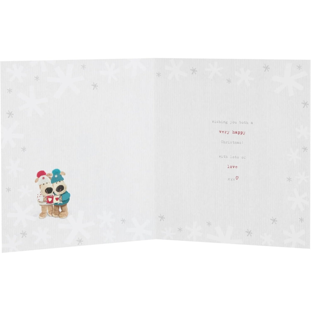 Boofles In Frame Auntie and Uncle Christmas Card