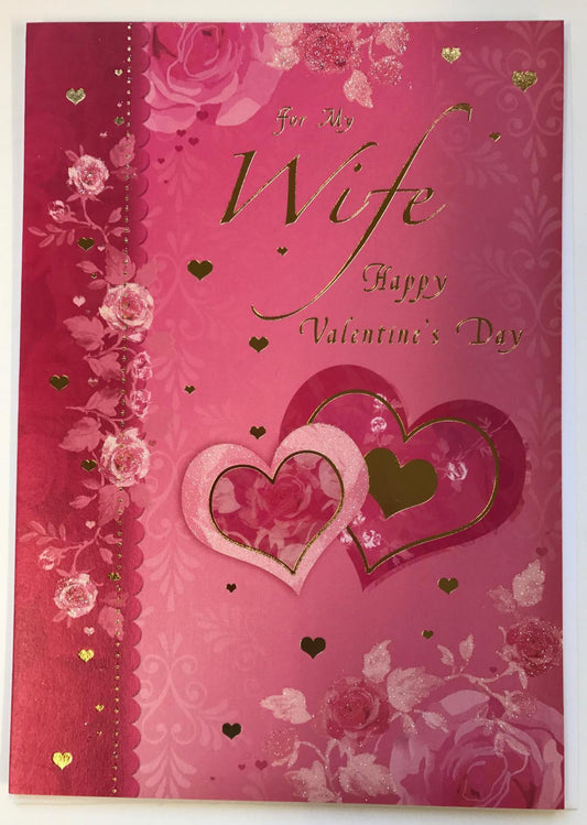 For my Wife Happy Valentine's Day card