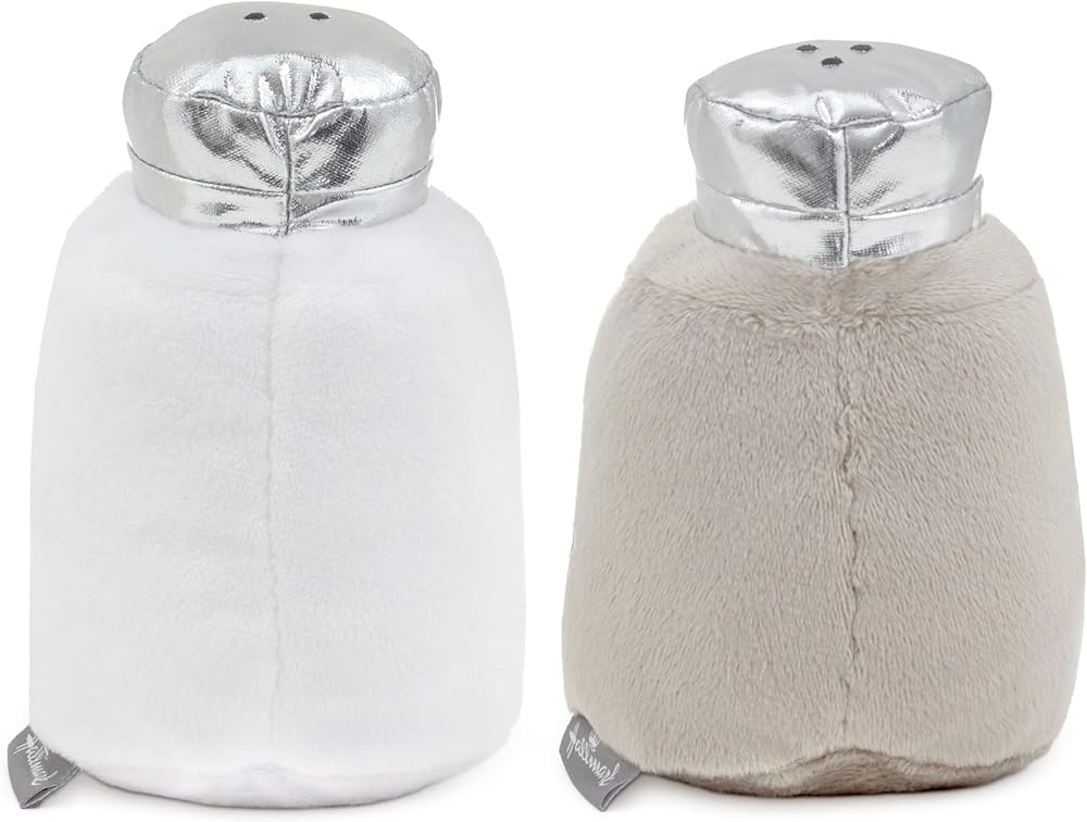 Better Together Salt and Pepper Magnetic Plush Pair for birthdays, anniversaries, Christmas, Valentine's Day