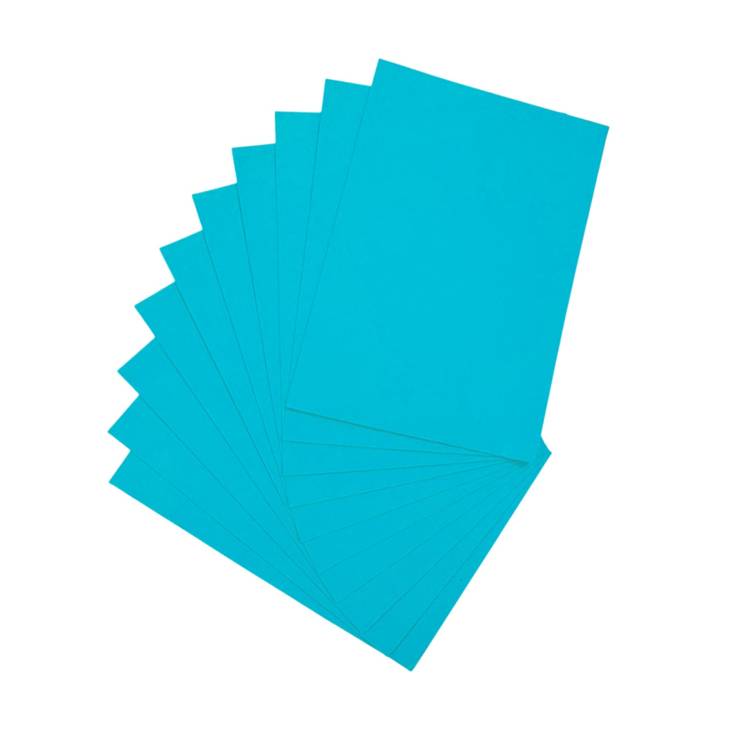 Pack of 100 A5 Turquoise Coloured EVA Foam Sheets