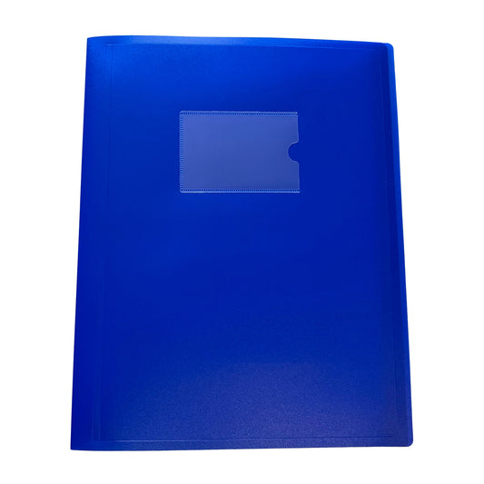 A4 Blue Flexible Cover 150 Pocket Display Book