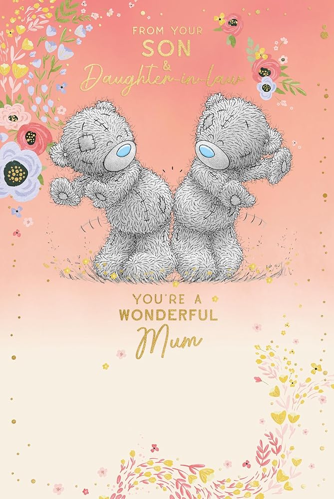 Bears Dancing From Son And Daughter In Law Mother's Day Card