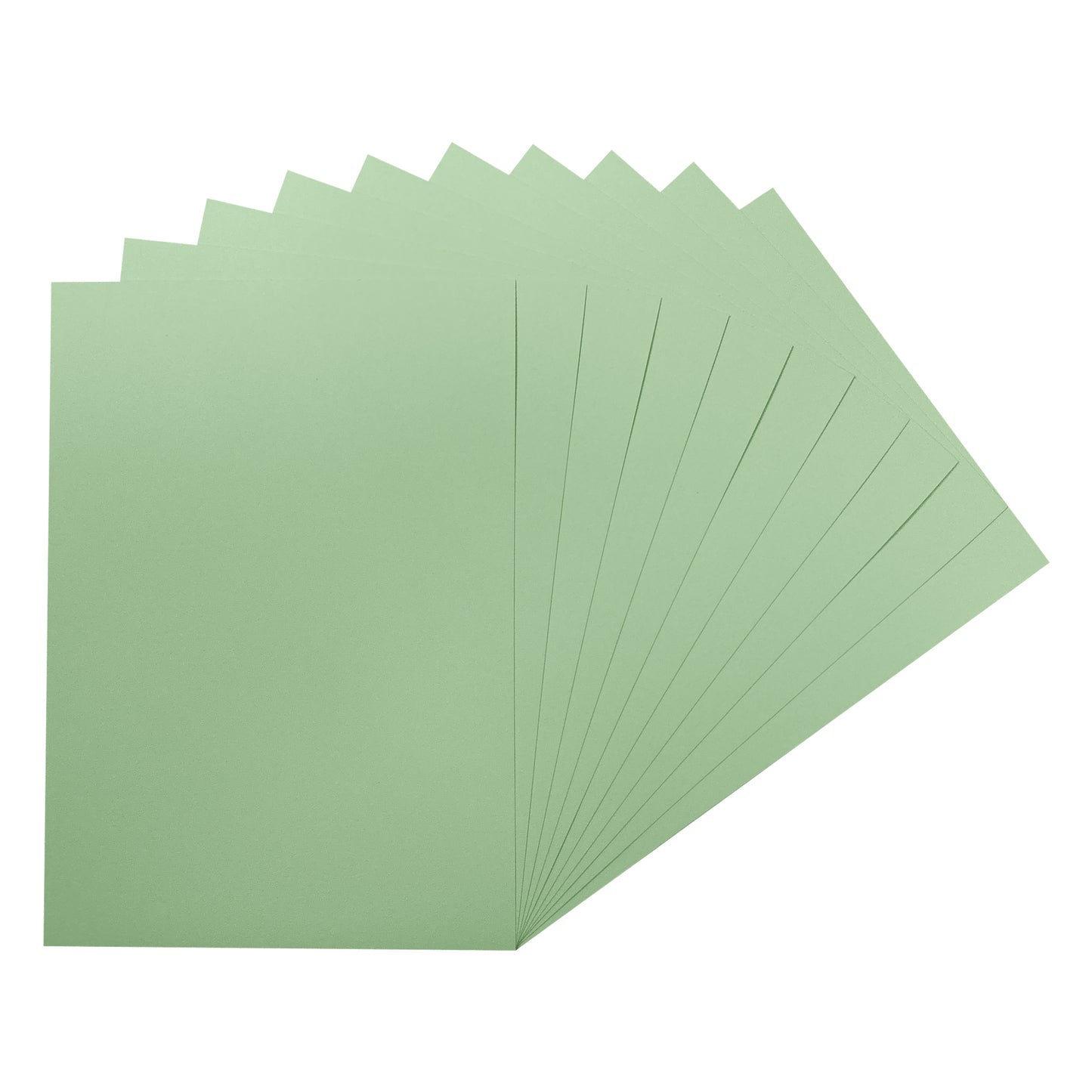 Pack of 4000 A5 Pastel Green Coloured Card 160gsm Sheets