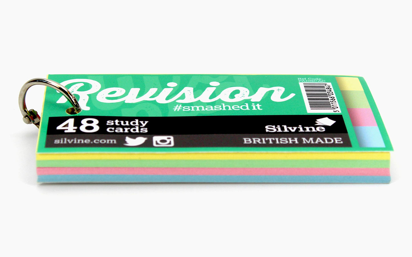 48 Mini Study Revision Cards on Keyring