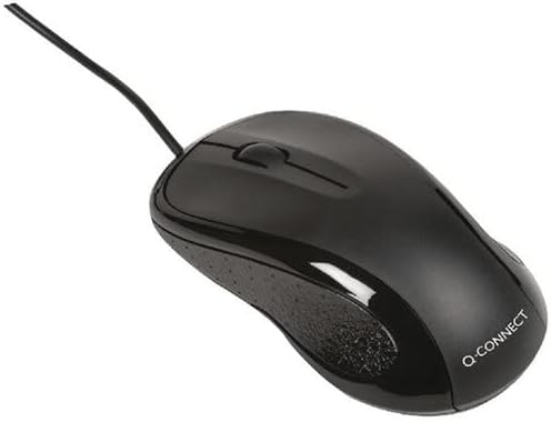 Q-Connect Black Scroll Wheel Mouse KF04368