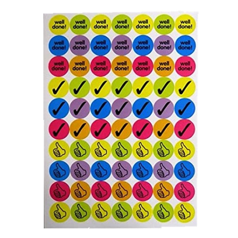 Pack of 1000+ Reward Stickers by Clever Kidz