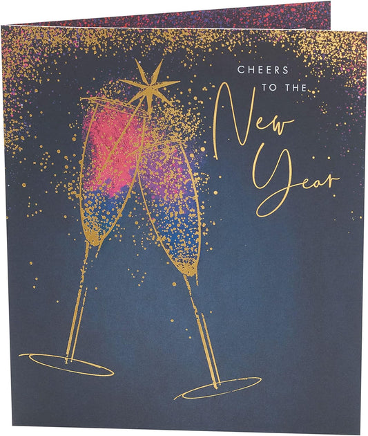 Special Sparkles Design New Year Card