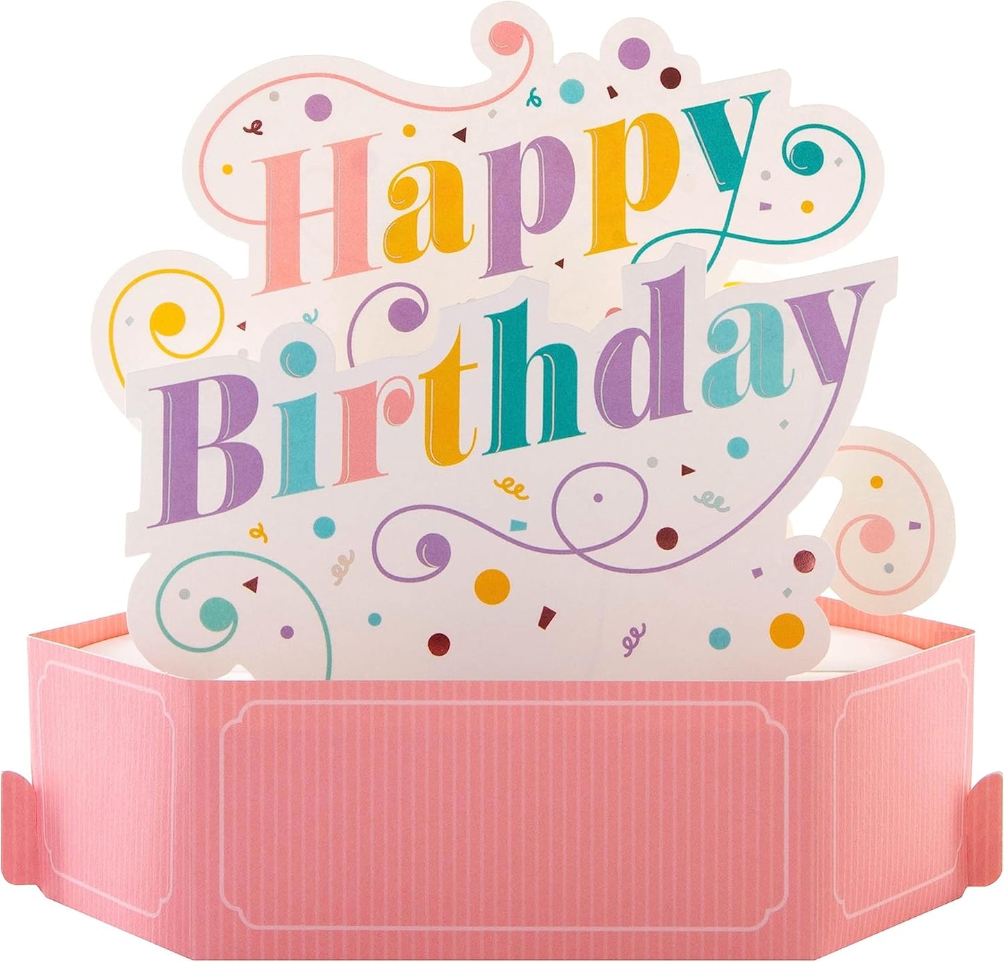 Paper Wonder 3D Pop-Up Colourful Banner Design Birthday Card