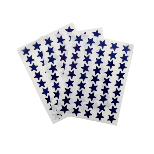 Pack of 810 Blue Foil 15mm Self-Adhesive Stars